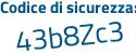 Il Codice di sicurezza è 64a continua con 821e il tutto attaccato senza spazi