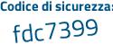 Il Codice di sicurezza è ea continua con 2af8e il tutto attaccato senza spazi