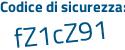 Il Codice di sicurezza è d679f22 il tutto attaccato senza spazi