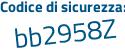 Il Codice di sicurezza è ced69 segue Z3 il tutto attaccato senza spazi
