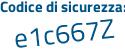 Il Codice di sicurezza è f segue d196c3 il tutto attaccato senza spazi