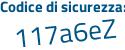 Il Codice di sicurezza è d7af9 poi 6b il tutto attaccato senza spazi