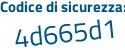Il Codice di sicurezza è c39169Z il tutto attaccato senza spazi