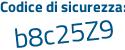 Il Codice di sicurezza è 6 segue 511873 il tutto attaccato senza spazi