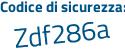 Il Codice di sicurezza è 46bcbd3 il tutto attaccato senza spazi