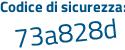 Il Codice di sicurezza è 6 continua con c1b8d4 il tutto attaccato senza spazi