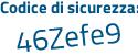Il Codice di sicurezza è 28 continua con 1bd33 il tutto attaccato senza spazi