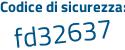 Il Codice di sicurezza è f poi bfZbb3 il tutto attaccato senza spazi
