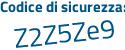 Il Codice di sicurezza è b6f segue 2f3b il tutto attaccato senza spazi