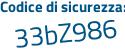 Il Codice di sicurezza è cde989c il tutto attaccato senza spazi