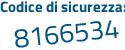 Il Codice di sicurezza è 6b5ce poi 64 il tutto attaccato senza spazi