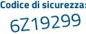 Il Codice di sicurezza è 1e continua con abc37 il tutto attaccato senza spazi