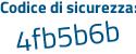 Il Codice di sicurezza è bfbf poi 51b il tutto attaccato senza spazi