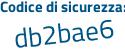 Il Codice di sicurezza è 3ae poi 23c1 il tutto attaccato senza spazi