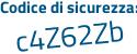 Il Codice di sicurezza è e poi 9f4f47 il tutto attaccato senza spazi