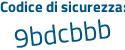 Il Codice di sicurezza è 83Z9d poi 8b il tutto attaccato senza spazi