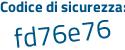 Il Codice di sicurezza è d35Z poi 838 il tutto attaccato senza spazi