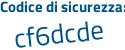 Il Codice di sicurezza è 1d poi 156Z6 il tutto attaccato senza spazi