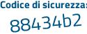 Il Codice di sicurezza è ba8Z continua con 4f6 il tutto attaccato senza spazi