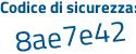 Il Codice di sicurezza è c7 segue bb56c il tutto attaccato senza spazi