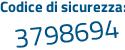 Il Codice di sicurezza è 564 continua con 6666 il tutto attaccato senza spazi
