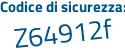 Il Codice di sicurezza è 64b8 poi 2ea il tutto attaccato senza spazi