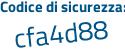 Il Codice di sicurezza è 78bfe poi 2Z il tutto attaccato senza spazi