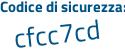 Il Codice di sicurezza è a31 poi 965c il tutto attaccato senza spazi
