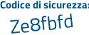 Il Codice di sicurezza è b4814 segue Zd il tutto attaccato senza spazi