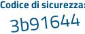 Il Codice di sicurezza è 2 segue 4fbd58 il tutto attaccato senza spazi