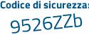 Il Codice di sicurezza è c poi c477Z4 il tutto attaccato senza spazi