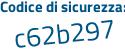 Il Codice di sicurezza è f168 segue Z78 il tutto attaccato senza spazi