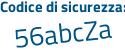 Il Codice di sicurezza è 874f82Z il tutto attaccato senza spazi