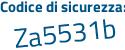Il Codice di sicurezza è b continua con af33e6 il tutto attaccato senza spazi