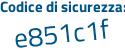 Il Codice di sicurezza è 2 poi 13c76d il tutto attaccato senza spazi