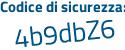 Il Codice di sicurezza è e72d poi 7f6 il tutto attaccato senza spazi