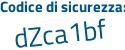 Il Codice di sicurezza è 423 poi Z39a il tutto attaccato senza spazi