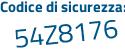 Il Codice di sicurezza è d2d continua con 25fb il tutto attaccato senza spazi