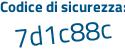 Il Codice di sicurezza è 95152a9 il tutto attaccato senza spazi