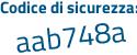 Il Codice di sicurezza è e5195 poi Z3 il tutto attaccato senza spazi