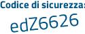Il Codice di sicurezza è a poi f7d153 il tutto attaccato senza spazi