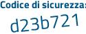 Il Codice di sicurezza è 3 continua con a7c81c il tutto attaccato senza spazi