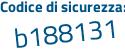 Il Codice di sicurezza è 7f3 poi 63aa il tutto attaccato senza spazi