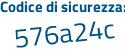 Il Codice di sicurezza è 2 poi 3c5ZfZ il tutto attaccato senza spazi