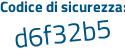 Il Codice di sicurezza è 38 poi e89ac il tutto attaccato senza spazi