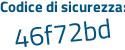 Il Codice di sicurezza è c3c2 poi 56e il tutto attaccato senza spazi