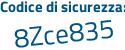 Il Codice di sicurezza è 145 poi f3a2 il tutto attaccato senza spazi