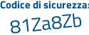 Il Codice di sicurezza è f55b continua con c6f il tutto attaccato senza spazi