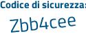 Il Codice di sicurezza è 4bd8 segue 4d2 il tutto attaccato senza spazi