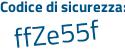 Il Codice di sicurezza è 5f6c36b il tutto attaccato senza spazi